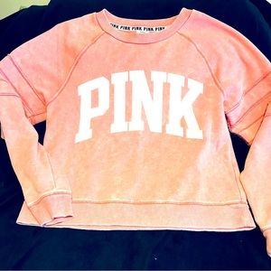 PINK By Victoria Secret Sweatshirt Size Medium Pink